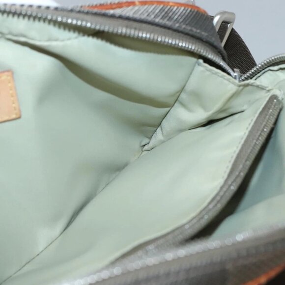 LOUIS VUITTON Damier Geant Acrobat Shoulder Bag Khaki - Picture 12 of 16